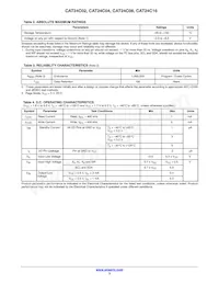 CAT24C04WI-GT3JN Datasheet Page 3