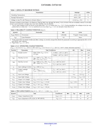 CAT25160HU2I-GT3 Datasheet Page 2