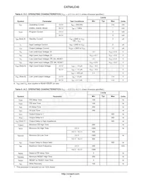 CAT64LC40WI-GT3 Datasheet Pagina 3