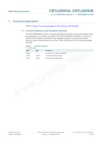 CBTL02043BBQ Datasheet Page 5