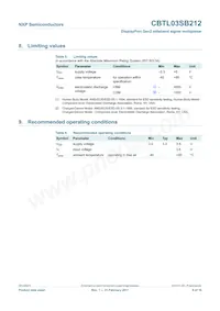 CBTL03SB212BS Datasheet Page 6
