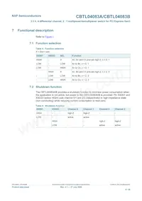 CBTL04083ABS Datasheet Page 6