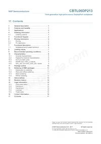 CBTL06DP213EE Datasheet Page 17