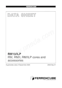 CLI/P-RM10/I數據表 封面