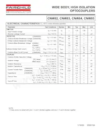 CNW85SD數據表 頁面 2