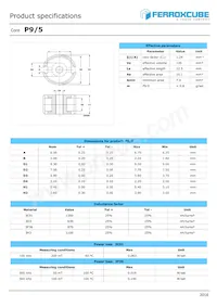 CP-P9/5-1S Datasheet Cover