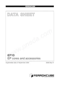 CSHS-EP13-1S-10P-T Datasheet Cover