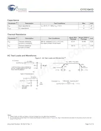 CY7C1041D-10ZSXIT Datasheet Page 5