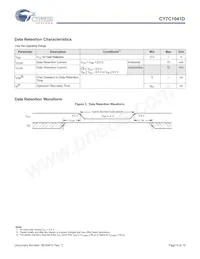 CY7C1041D-10ZSXIT Datasheet Page 6