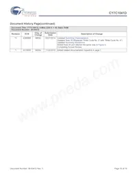 CY7C1041D-10ZSXIT Datasheet Page 15