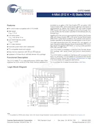 CY7C1049D-10VXIT Datasheet Cover