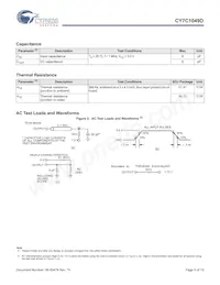 CY7C1049D-10VXIT Datasheet Page 5