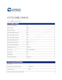CY7C109B-1XW14 Datasheet Cover