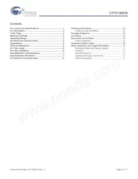 CY7C199CNL-15VXIT Datasheet Page 2