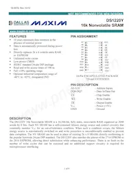 DS1220Y-100+ Datasheet Cover
