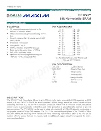 DS1225Y-150IND+ Datasheet Cover