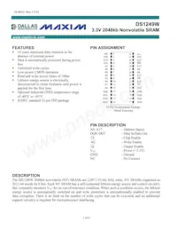 DS1249W-100IND# Datasheet Cover