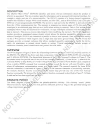 DS2433X#T Datasheet Page 2