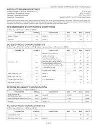DS2704G+T&R Datasheet Page 2