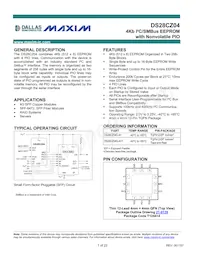 DS28CZ04G-4+T Datasheet Cover