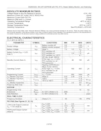DS28DG02E-3C+T Datasheet Page 2