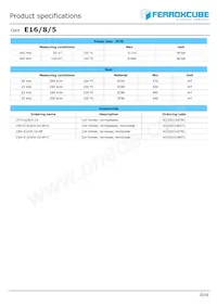 E16/8/5-3F36-G200 Datasheet Page 2