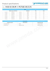 E18/4/10/R-4F1-A100-P Datasheet Page 3