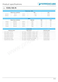 E20/10/6-3F36-G200 Datasheet Page 2