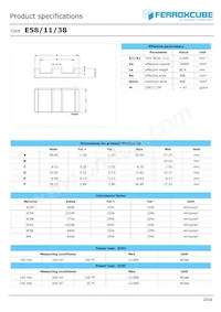 E58/11/38-3F4 Datasheet Copertura