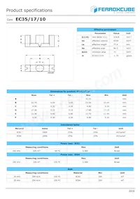 EC35/17/10-3C91 Datasheet Cover