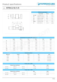 EFD12/6/3.5-3C95-A63-S Datasheet Cover