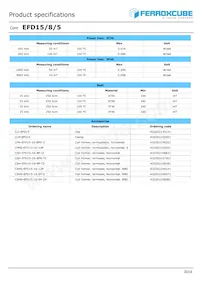 EFD15/8/5-3C95-A63-S Datasheet Page 2