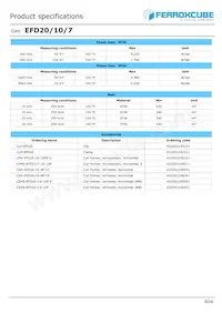 EFD20/10/7-3C95-A160 Datasheet Page 2