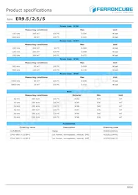 ER9.5/2.5/5-3C97-A100-S 데이터 시트 페이지 2