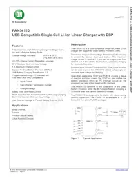 FAN54110UCX Datasheet Cover