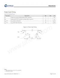 FM24W256-EG Datasheet Page 12