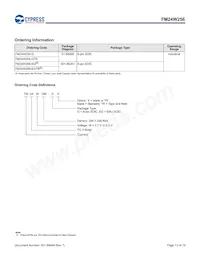 FM24W256-EG Datasheet Page 13