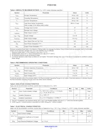 FOD3150TSR2 Datasheet Page 3