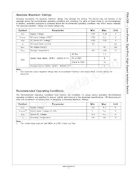 FSA1208BQX Datasheet Page 3