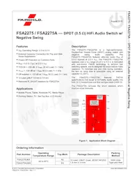 FSA2275AUMX Datasheet Page 2