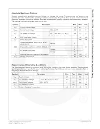 FSA2275AUMX Datasheet Page 4