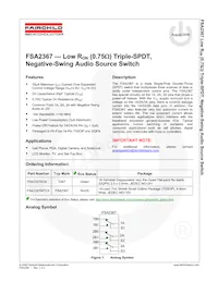 FSA2367MTC Datasheet Page 2
