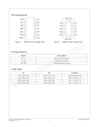 FSA2380MTC Datasheet Pagina 3