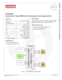 FSA2866UMX Datasheet Page 2
