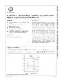 FSA3200UMX-F106 Datasheet Copertura