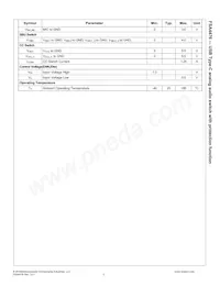 FSA4476UCX Datasheet Page 5