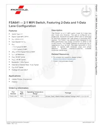 FSA641UMX Datenblatt Seite 2