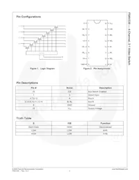 FSAV330MTCX Datasheet Page 3