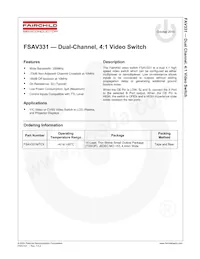 FSAV331MTC Datasheet Pagina 2