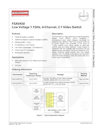 FSAV430MTC Datasheet Pagina 2